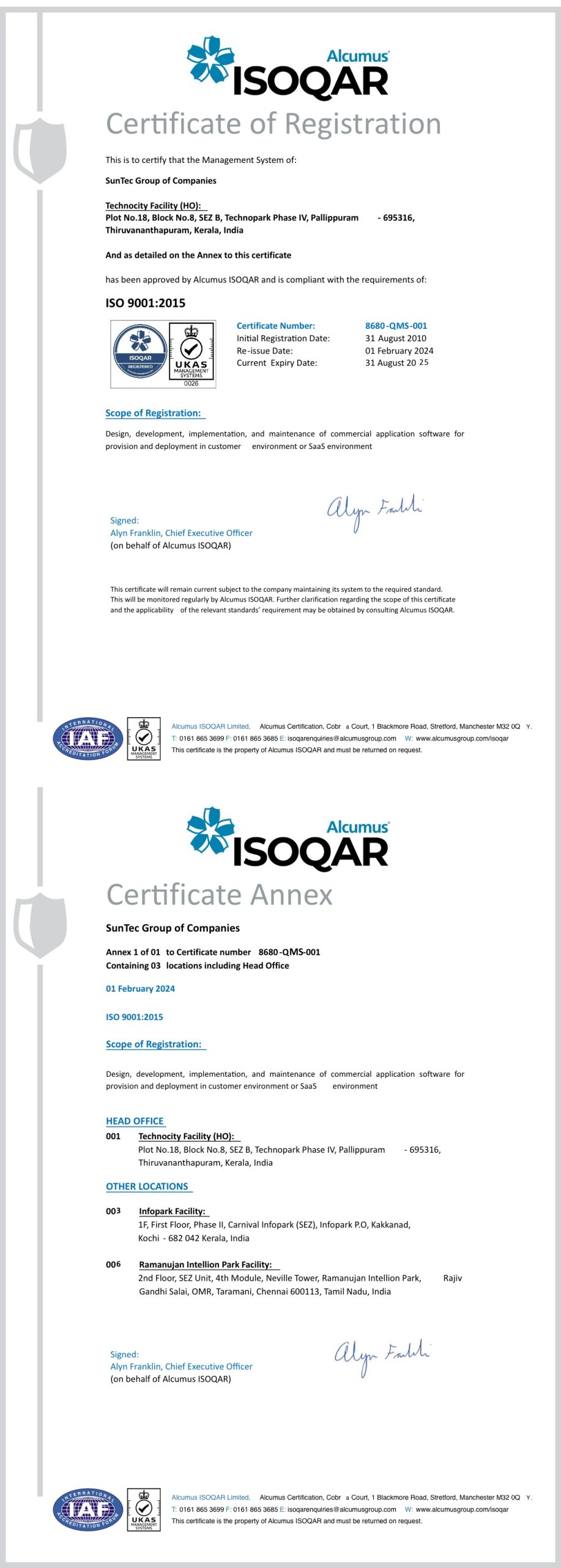Certificate 1